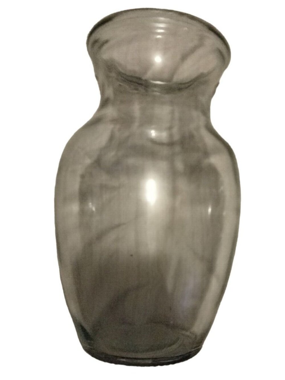 Clear Glass Vase  Ginger Jar Design Wedding 8 inch
